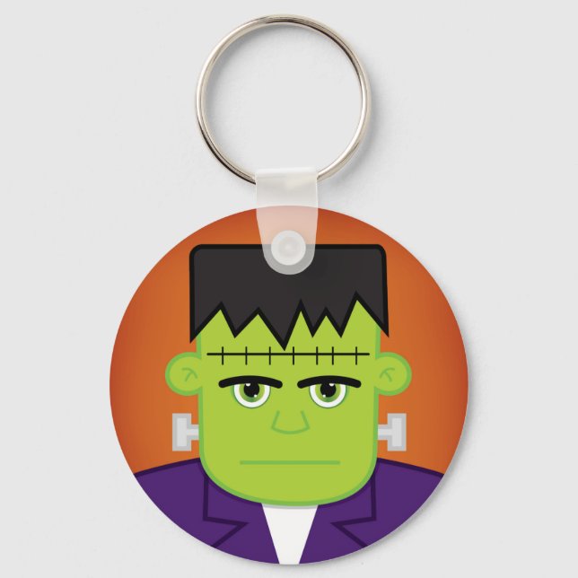Green monster keychain (Front)