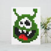 Green Monster - Pixel Art (Standing Front)