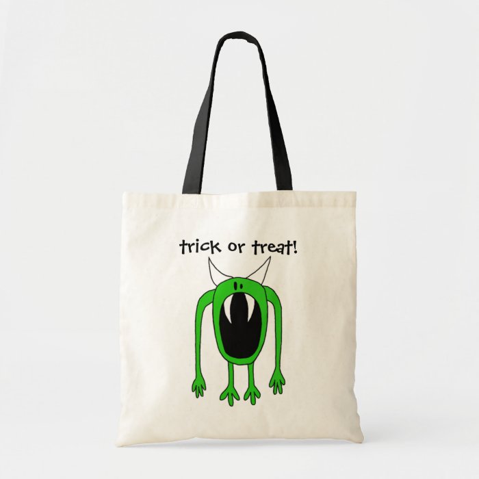 Green Monster Tote Bags