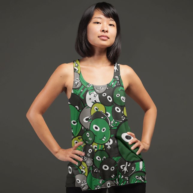 Green Monsters Tank Top (Creator Uploaded)