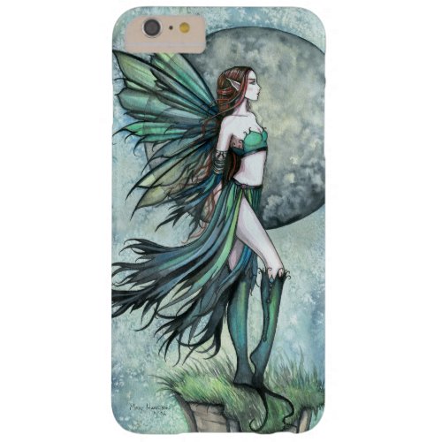 Green Moon Fairy Fantasy Art Artwork Barely There iPhone 6 Plus Case