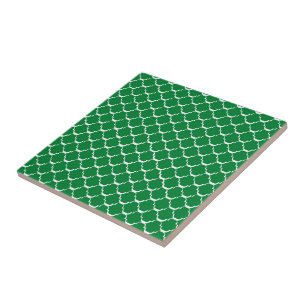 Green Moroccan Style Ceramic Tile