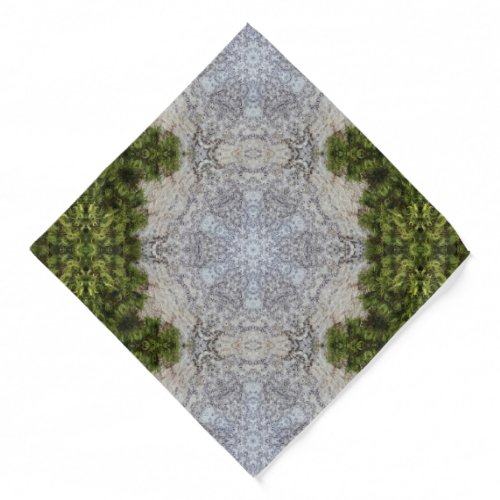 Green Moss  Earth Nature Art Bandana