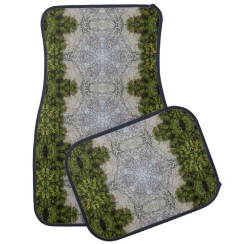 Green Moss  Earth Nature Art Car Floor Mat