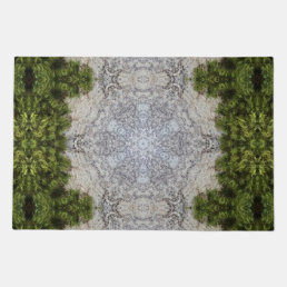 Green Moss &amp; Earth Nature Art Doormat