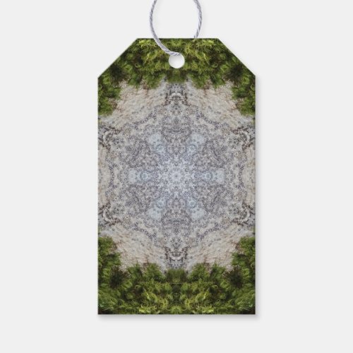 Green Moss  Earth Nature Art Gift Tags