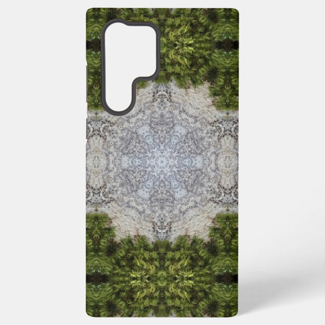 Green Moss & Earth Nature Art Samsung Galaxy Case (Back)