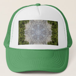 Green Moss &amp; Earth Nature Art Trucker Hat