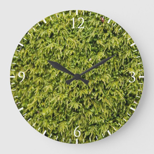 Green Moss Large Clock (Front)