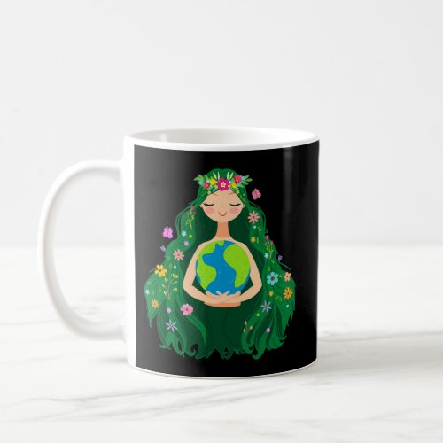 Green Mother Earth Day Gaia Save Our Planet Coffee Mug