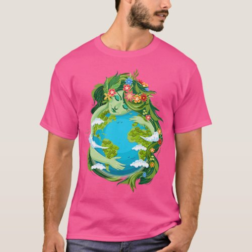 Green Mother Earth Day Gaia Save Our Planet Women  T_Shirt