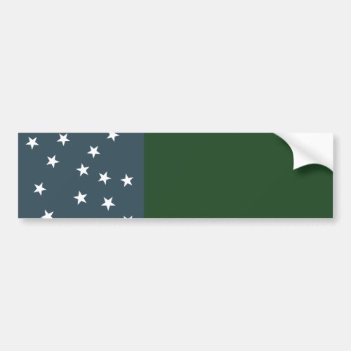 Green Mountain Boys and the Vermont Republic Flag Bumper Sticker