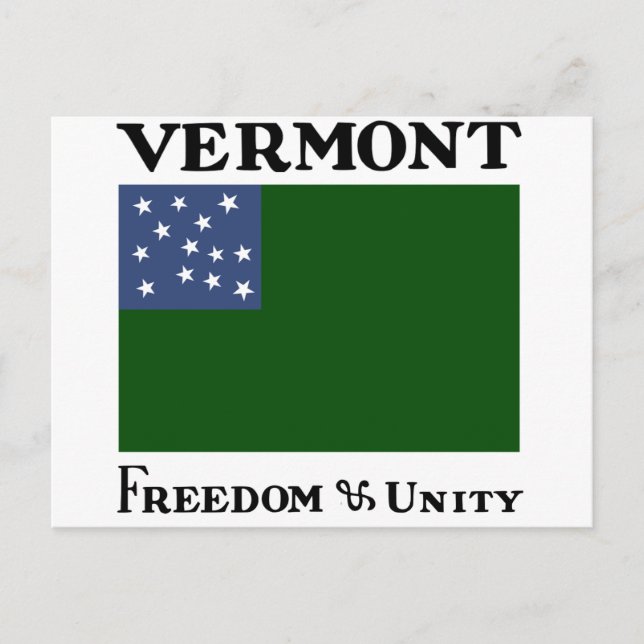 Green Mountain Boys Flag of the Vermont Republic Postcard (Front)