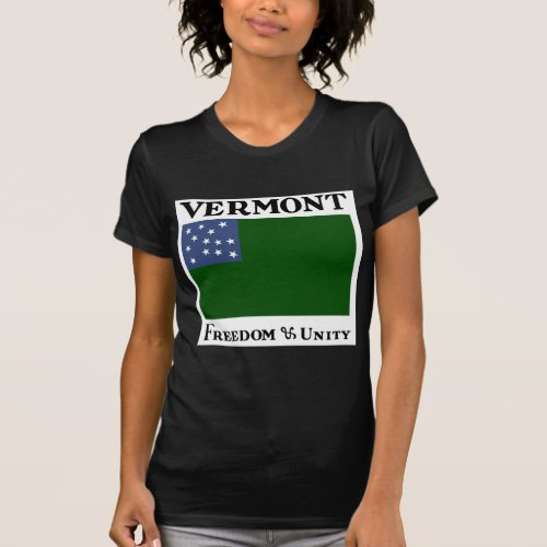 Green Mountain Boys Flag of the Vermont Republic T_Shirt