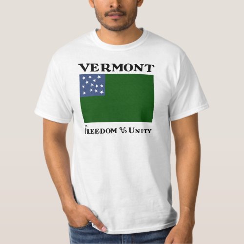 Green Mountain Boys Flag of the Vermont Republic T_Shirt