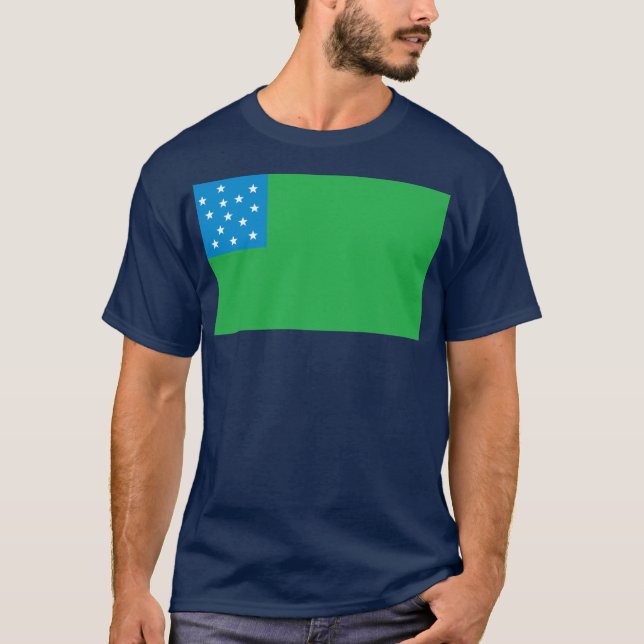 Green Mountain Boys Flag T-shirt (Front)