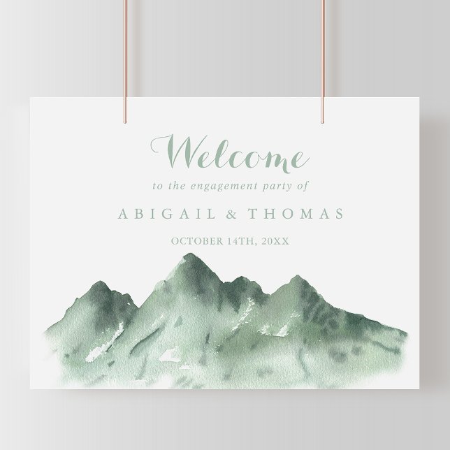 Green Mountain Country Engagement Party Welcome  Poster (Creator Uploaded)