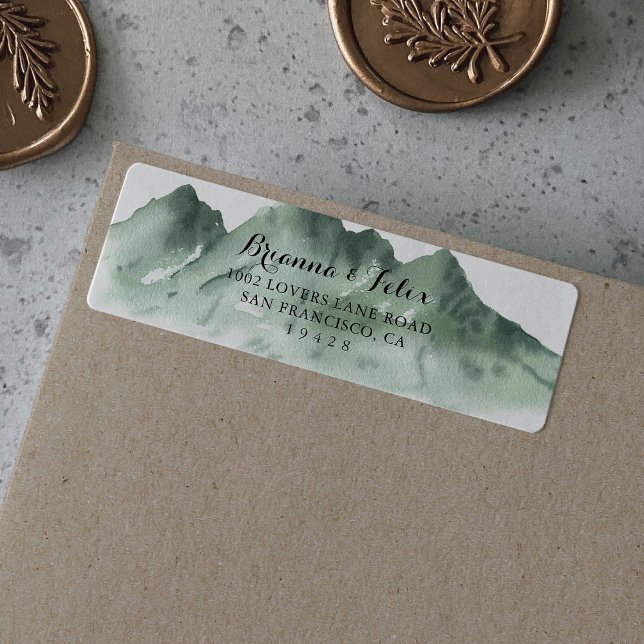 Green Mountain Country Return Address Label (Creator Uploaded)
