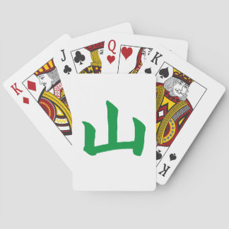 Green Mountain Kanji Playing Cards