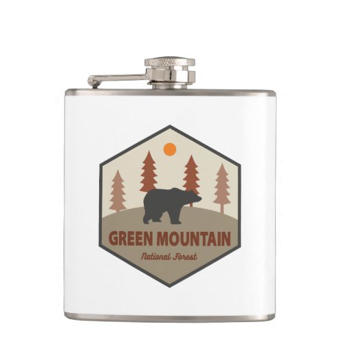 Green Mountain National Forest Bear Flask