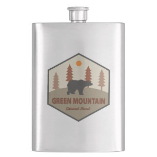 Green Mountain National Forest Bear Flask