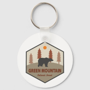 Green Mountain National Forest Bear Keychain