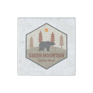 Green Mountain National Forest Bear Stone Magnet