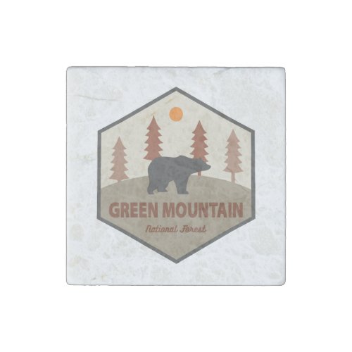Green Mountain National Forest Bear Stone Magnet
