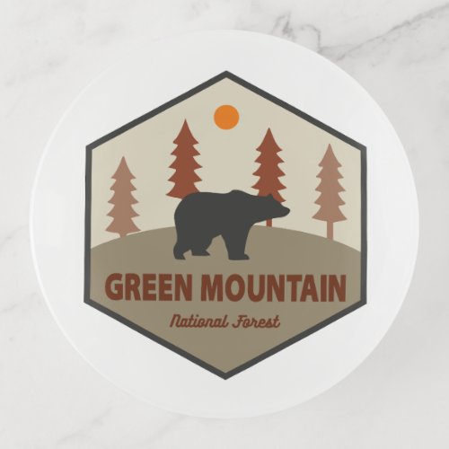 Green Mountain National Forest Bear Trinket Tray