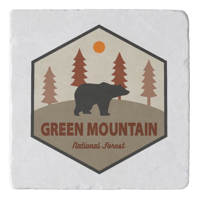 Green Mountain National Forest Bear Trivet (Front)