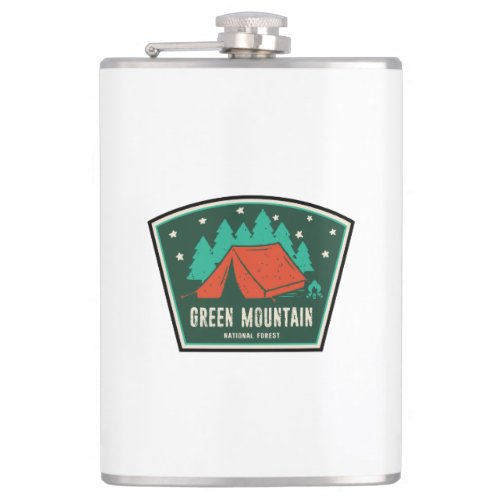 Green Mountain National Forest Camping Flask