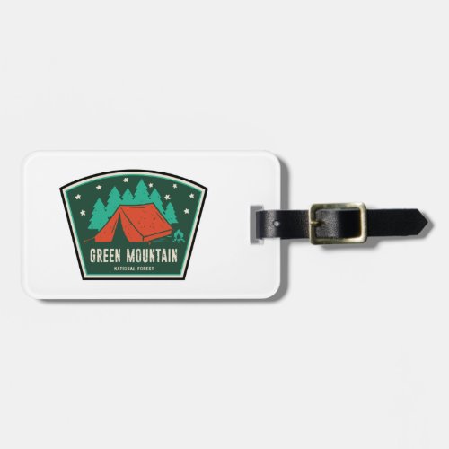 Green Mountain National Forest Camping Luggage Tag