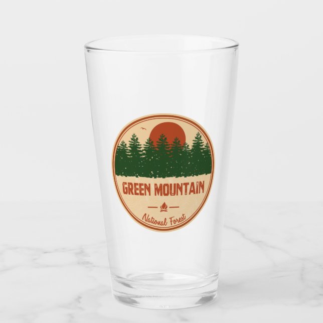 Green Mountain National Forest Glass (Front)