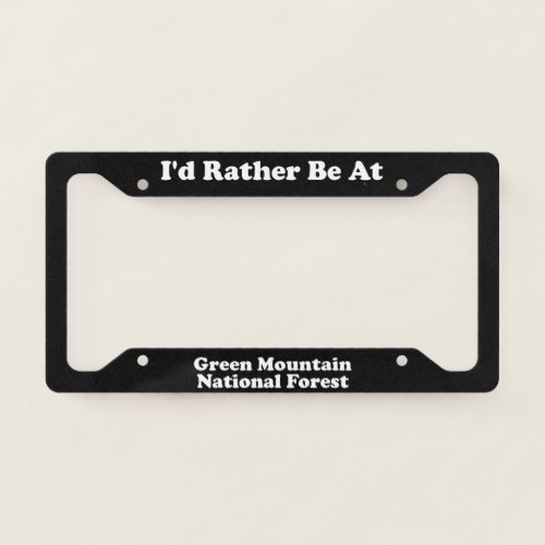 Green Mountain National Forest _ LPF License Plate Frame