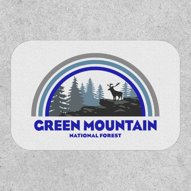 Green Mountain National Forest Rainbow Deer Patch (Front)