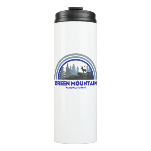 Green Mountain National Forest Rainbow Deer Thermal Tumbler