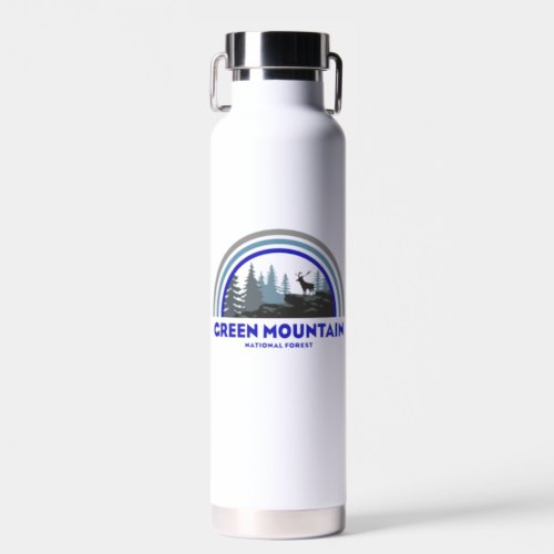Green Mountain National Forest Rainbow Deer Water Bottle