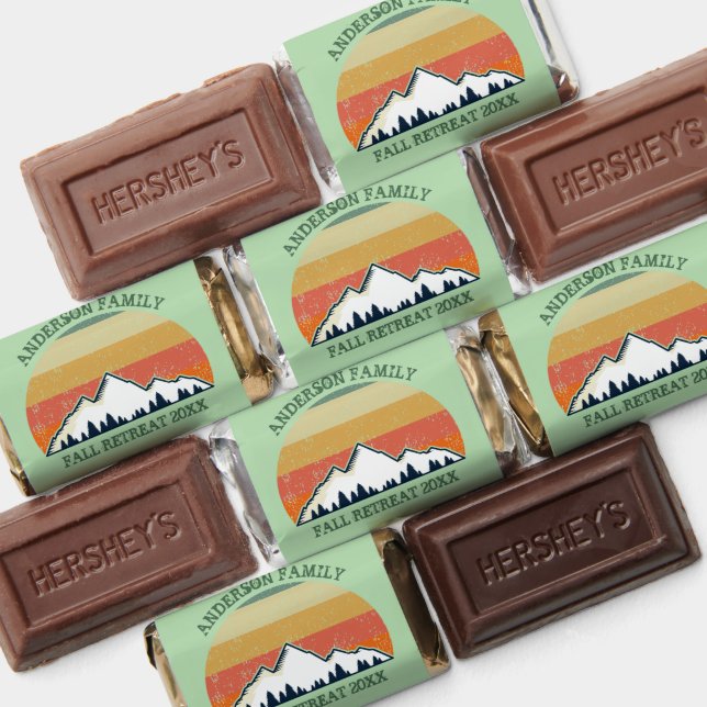 Green Mountain Sunset Forest Family Reunion Party Hershey's Miniatures (Assorted)