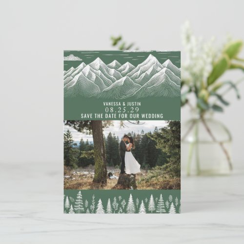 Green Mountain Wedding Save The Date