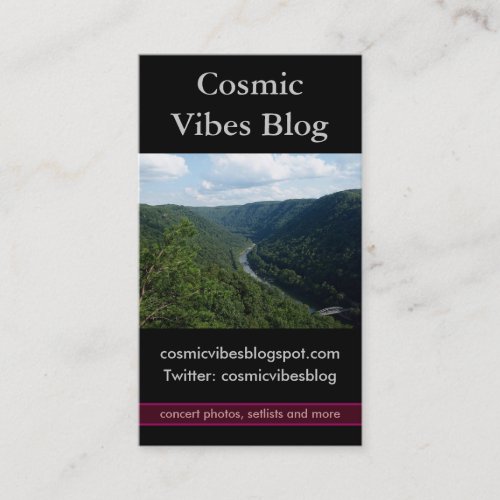 Blog Photo Business Card