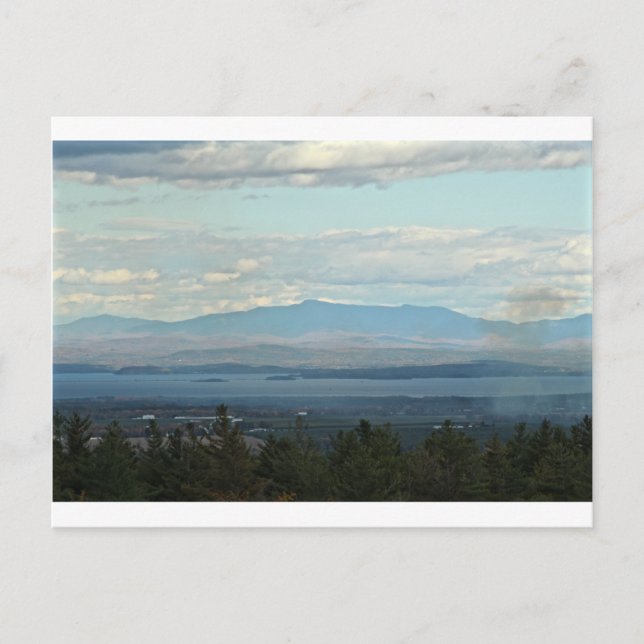 Green Mountains Postcard (Front)
