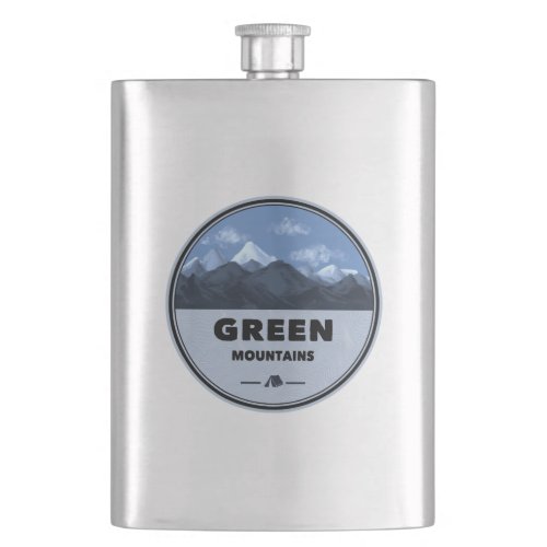 Green Mountains Vermont Camping Flask