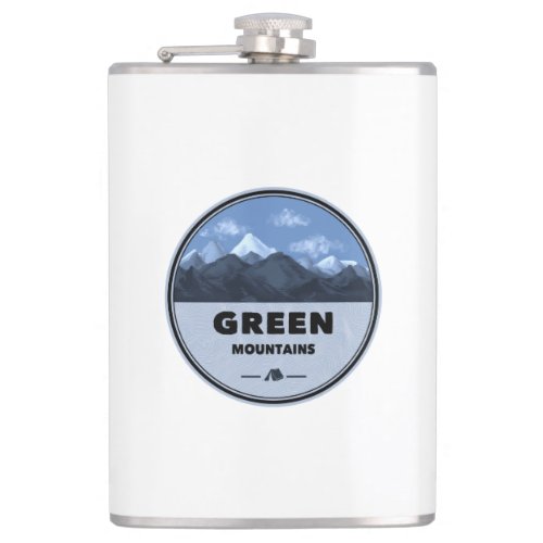 Green Mountains Vermont Camping Flask