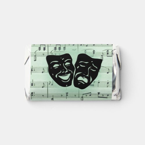 Green Music and Theater Greek Masks Hersheys Miniatures