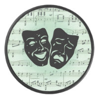 Green Music and Theater Greek Masks