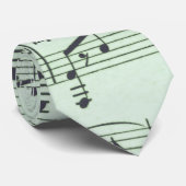 Green Music and Theater Greek Masks Neck Tie (Rolled)