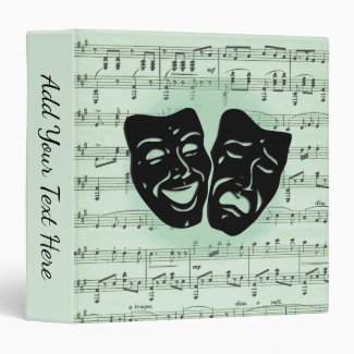 Green Music and Theater Greek Masks Personal