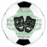 Green Music and Theater Greek Masks