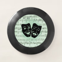 Green Music and Theater Greek Masks