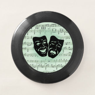 Green Music and Theater Greek Masks Wham-O Frisbee